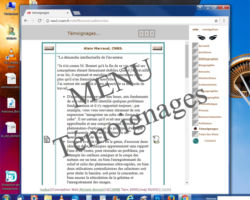 archive 2000 site web "historique" page témoignages