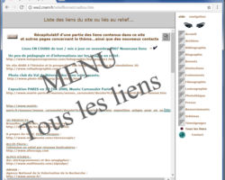 archive 2000 site web "historique" page tous les liens