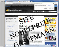 Parmi les liens le site Gabriel Lippmann prix Nobel de Physique