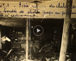 Destruction de la boutique de Félix Bonnet 92 boulevard de Clichy 1936 Destruction de la boutique de Félix Bonnet 92 boulevard de Clichy 1936
